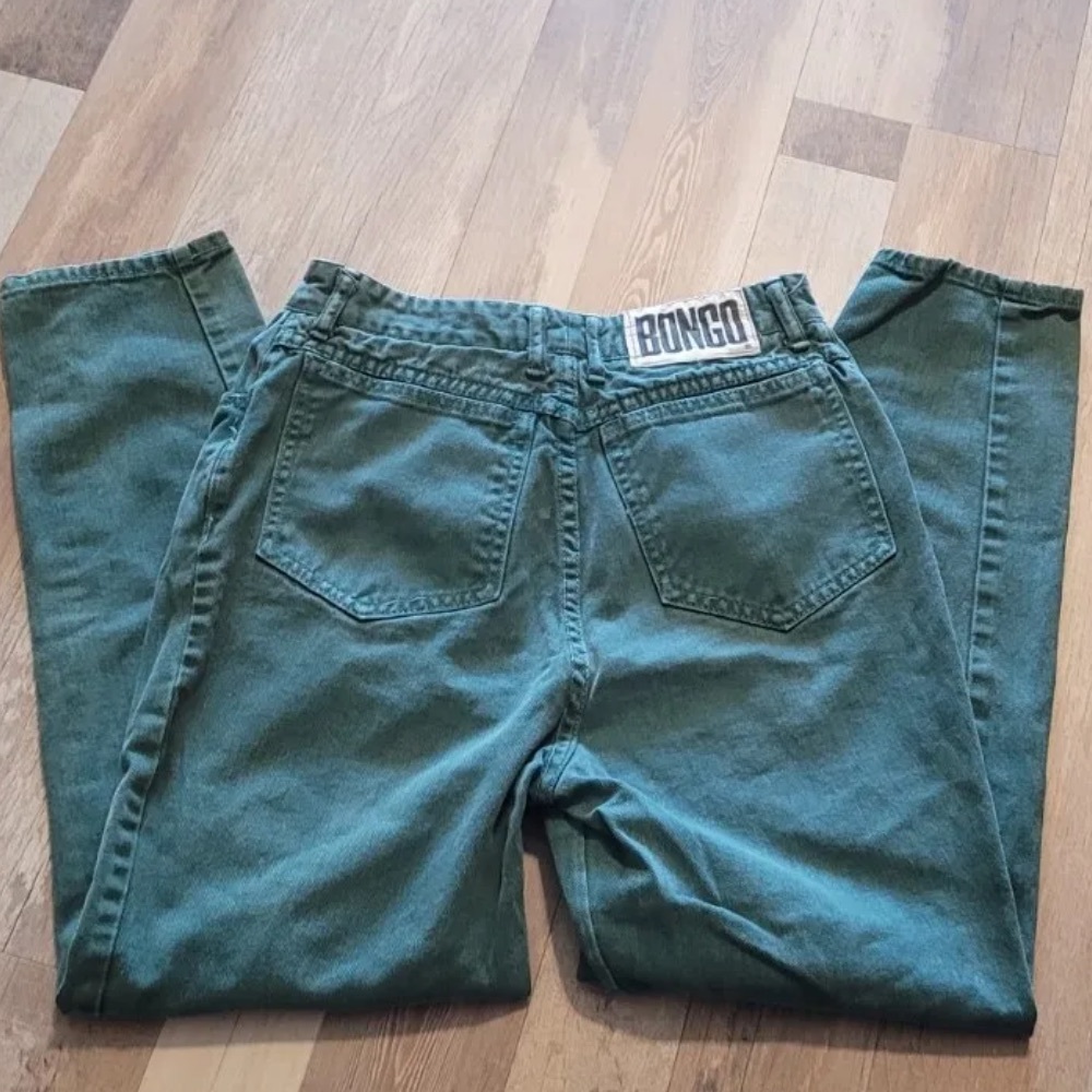 Bongo vintage forest green jeans